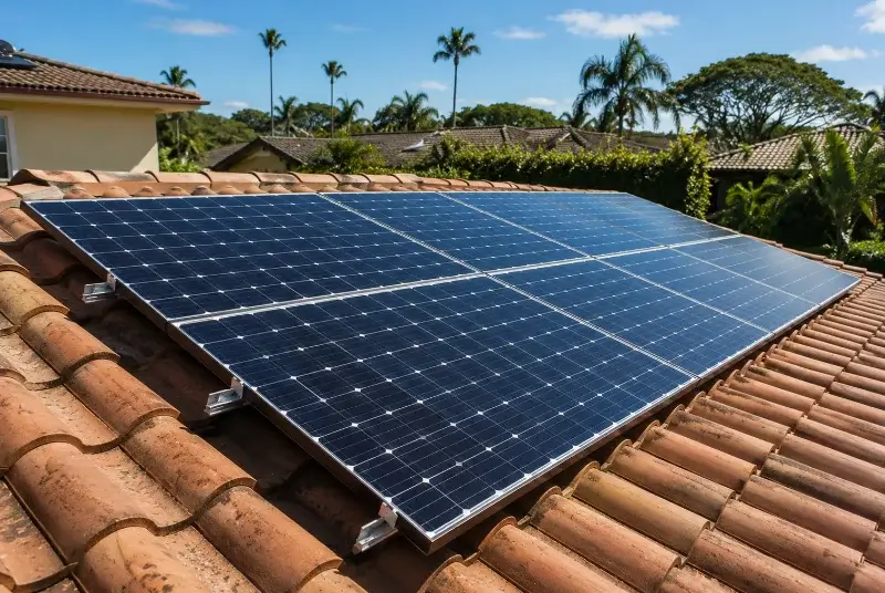 Installation de panneaux solaires à Commensacq